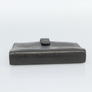 LOUIS VUITTON Monogram mat Agenda MM Day Planner Cover Black R20925 Auth BA13618-4