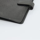 LOUIS VUITTON Monogram mat Agenda MM Day Planner Cover Black R20925 Auth BA13618-14