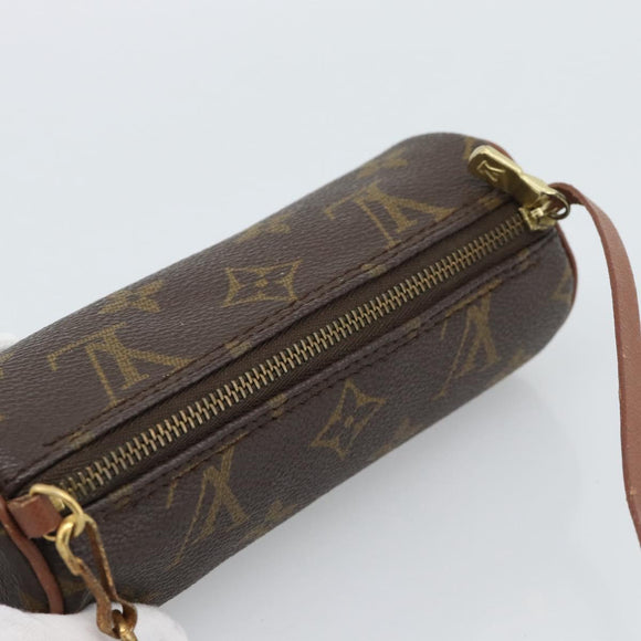 LOUIS VUITTON Monogram Papillon Pouch LV Auth BA13619
