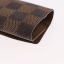 LOUIS VUITTON Damier Ebene Cuffs&Cuff Case Cuffs Silver M64675 LV Auth BA13620V-11