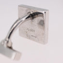LOUIS VUITTON Damier Ebene Cuffs&Cuff Case Cuffs Silver M64675 LV Auth BA13620V-21