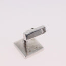 LOUIS VUITTON Damier Ebene Cuffs&Cuff Case Cuffs Silver M64675 LV Auth BA13620V-22