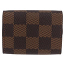 LOUIS VUITTON Damier Ebene Cuffs&Cuff Case Cuffs Silver M64675 LV Auth BA13620V-3