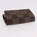 LOUIS VUITTON Damier Ebene Cuffs&Cuff Case Cuffs Silver M64675 LV Auth BA13620V-6