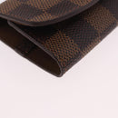 LOUIS VUITTON Damier Ebene Cuffs&Cuff Case Cuffs Silver M64675 LV Auth BA13620V-8