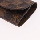 LOUIS VUITTON Damier Ebene Cuffs&Cuff Case Cuffs Silver M64675 LV Auth BA13620V-9