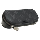 LOUIS VUITTON Monogram Eclipse Etui Lunette GM Glasses Case GI0654 Auth BA13621M-1