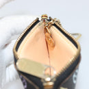 LOUIS VUITTON Monogram Multicolor Pochette Cles Purse Black M13664 Auth BA13623-18