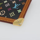 LOUIS VUITTON Monogram Multicolor Pochette Cles Purse Black M13664 Auth BA13623-7