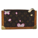LOUIS VUITTON Monogram Cherry Blossom Pochette Cles Purse M92015 LV Auth BA13624-2