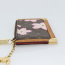 LOUIS VUITTON Monogram Cherry Blossom Pochette Cles Purse M92015 LV Auth BA13624-3