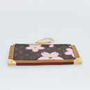 LOUIS VUITTON Monogram Cherry Blossom Pochette Cles Purse M92015 LV Auth BA13624-7
