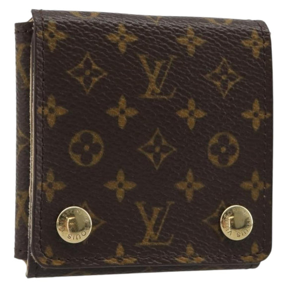 LOUIS VUITTON Monogram Jewelry case Jewelry Box LV Auth BA13625V