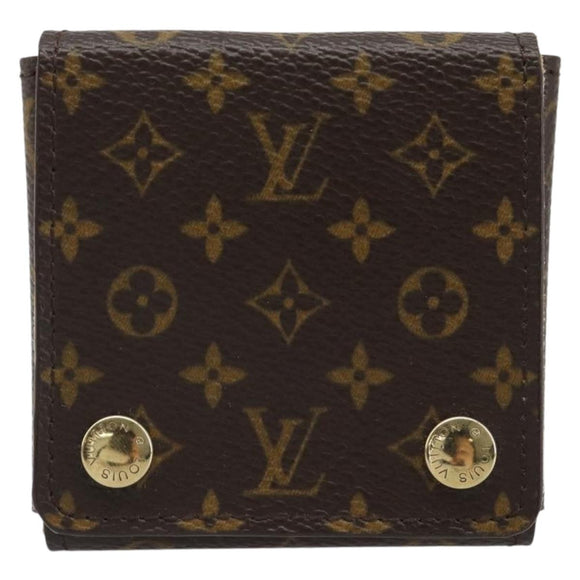 LOUIS VUITTON Monogram Jewelry case Jewelry Box LV Auth BA13625V