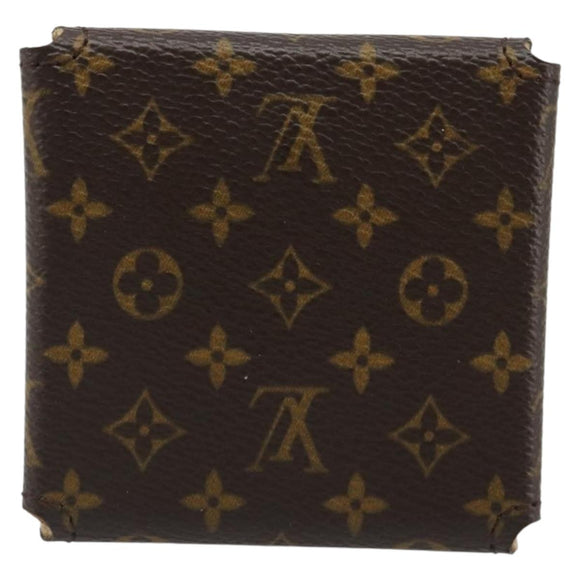 LOUIS VUITTON Monogram Jewelry case Jewelry Box LV Auth BA13625V