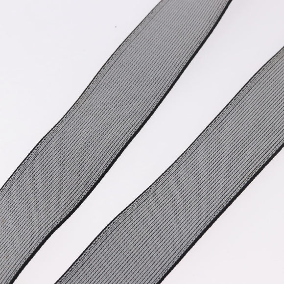 VERSACE Medusa Suspenders Metal Black Silver Auth BA13627