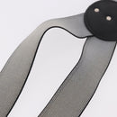 VERSACE Medusa Suspenders Metal Black Silver Auth BA13627-19