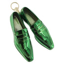 Berluti Christmas Ornament Metal Green Gold Auth BA13628V-1