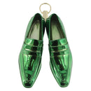 Berluti Christmas Ornament Metal Green Gold Auth BA13628V-2