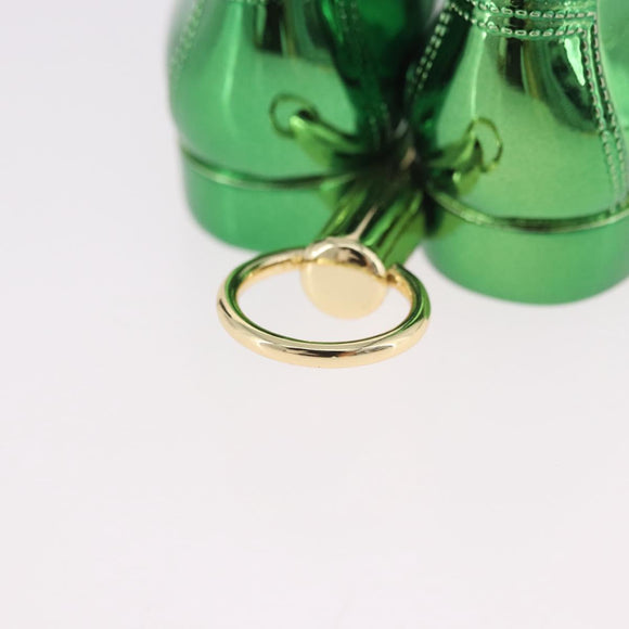 Berluti Christmas Ornament Metal Green Gold Auth BA13628V