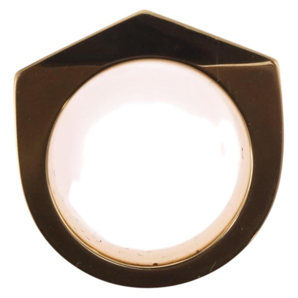 VERSACE Ring Metal Gold Tone Auth BA13629V
