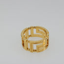 VERSACE Ring metal Gold Tone Auth BA13630V-10