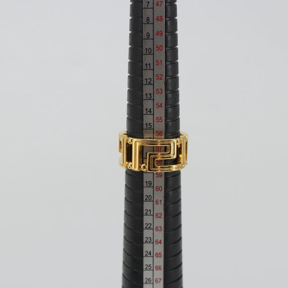 VERSACE Ring metal Gold Tone Auth BA13630V