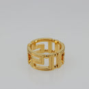 VERSACE Ring metal Gold Tone Auth BA13630V-5