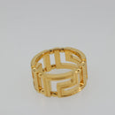 VERSACE Ring metal Gold Tone Auth BA13630V-9
