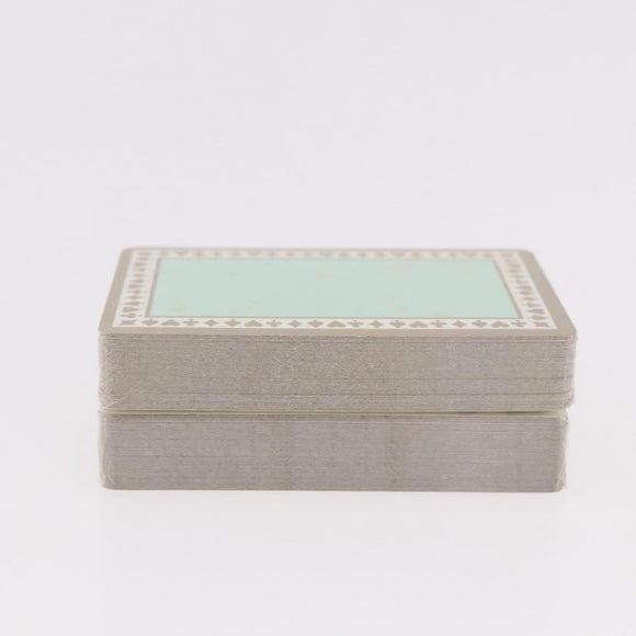 TIFFANY&Co. Speelkaarten Papier Blauw Groen Auth BA13631A