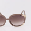 VALENTINO Chloe Sunglasses Plastic 4 Set Black Beige Brown Auth BA13633-11