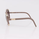 VALENTINO Chloe Sunglasses Plastic 4 Set Black Beige Brown Auth BA13633-12