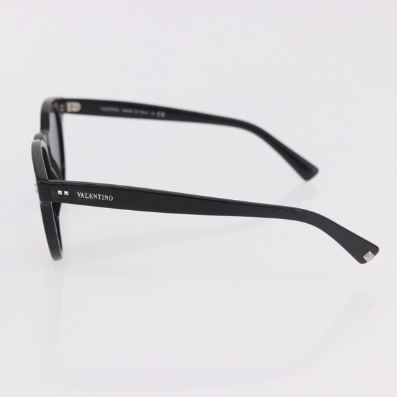 VALENTINO Chloe Sunglasses Plastic 4 Set Black Beige Brown Auth BA13633