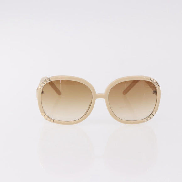 VALENTINO Chloe Sunglasses Plastic 4 Set Black Beige Brown Auth BA13633