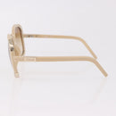 VALENTINO Chloe Sunglasses Plastic 4 Set Black Beige Brown Auth BA13633-6