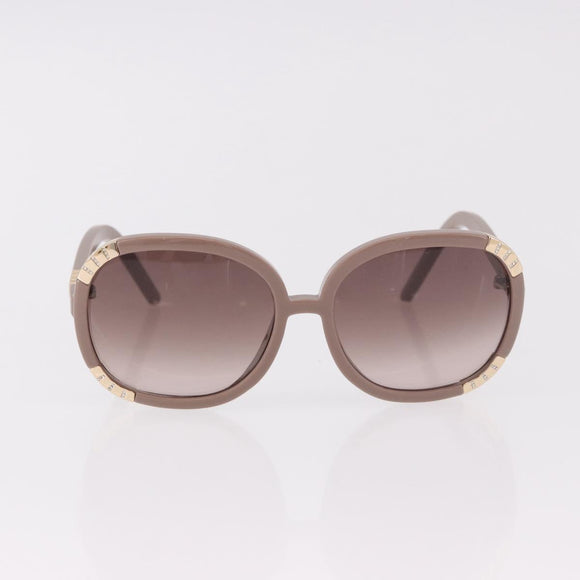 VALENTINO Chloe Sunglasses Plastic 4 Set Black Beige Brown Auth BA13633