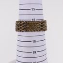 CHANEL Bracelet Metal Gold Tone CC Auth BA13634M-10