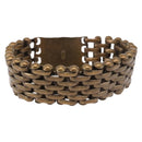 CHANEL Bracelet Metal Gold Tone CC Auth BA13634M-3