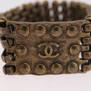 CHANEL Bracelet Metal Gold Tone CC Auth BA13634M-6