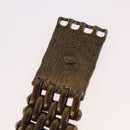 CHANEL Bracelet Metal Gold Tone CC Auth BA13634M-7