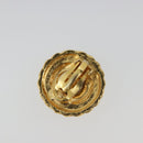 CHANEL Earring Metal Gold Tone CC Auth BA13635-3