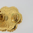 CHANEL Earring Metal Gold Tone CC Auth BA13636M-13