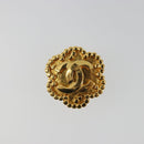 CHANEL Earring Metal Gold Tone CC Auth BA13636M-2