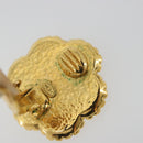 CHANEL Earring Metal Gold Tone CC Auth BA13636M-7