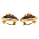CHANEL Earring Metal Gold Tone CC Auth BA13637M-2