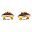 CHANEL Earring Metal Gold Tone CC Auth BA13637M-3