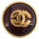 CHANEL Earring Metal Gold Tone CC Auth BA13637M-4