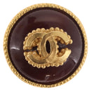 CHANEL Earring Metal Gold Tone CC Auth BA13637M-9