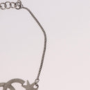 CHANEL Bracelet Metal Silver CC Auth BA13638M-10