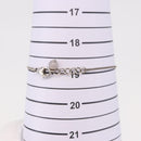 CHANEL Bracelet Metal Silver CC Auth BA13638M-13